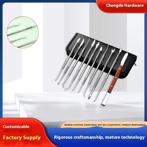 Couteau et cuillère de sculpture de cire d'acier inoxydable d'instrument dentaire pour l'outil de sculpture et de remplissage de prothèse dentaire - Product Image 2