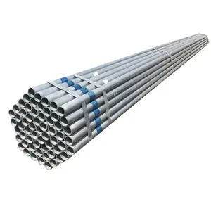 Tubo de acero redondo galvanizado Tubo de acero de costura recta de 6 pulgadas a la venta