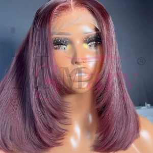 Hot Sdd Siêu Đôi Rút Ra Pre Ngắt Nguyên Lớp Biểu Bì Phù Hợp Glueless HD Ren Phía Trước Nguyên Liệu Con Người Tóc Layer Cắt Tóc Giả <span class=keywords><strong>Bob</strong></span> Nhà Cung Cấp - Product Image 4