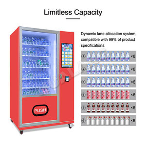 Hualang lạnh máy bán hàng tự động nhiều thanh toán nước giải khát Máy bán hàng tự động cho trung tâm mua sắm - Product Image 4