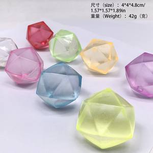 Vendita calda Needoh diamante quadrato Squeeze giocattolo pizzico cubetto di ghiaccio forma a goccia Aurora maltosio 5 7 anni Stress sollievo per gli <span class=keywords><strong>adulti</strong></span> - Product Image 6