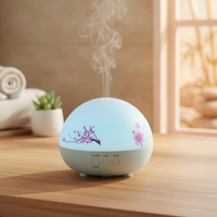 Diffuseur d'arômes ultrasonique à LED pour huiles essentielles d'aromathérapie, humidificateur d'air, vente en gros