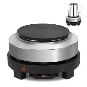 <span class=keywords><strong>Plaque</strong></span> chauffante portable 500W, <span class=keywords><strong>plaque</strong></span> chauffante électrique 500W, réchaud <span class=keywords><strong>de</strong></span> camping électrique, brûleur unique basse <span class=keywords><strong>puissance</strong></span> pour chauffer le lait, l'eau, le café - Product Image 1