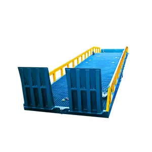 Yard Ramp Manuell einstellbare Laderampe Rampe Richt maschine für Container LKW bewegliche Dock Leveler mobile Hof rampen