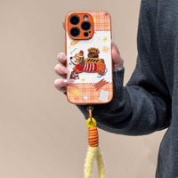Nouvelle Coque Tendance Anti-Chute en Cuir Grainé à Couverture Intégrale avec Dragonne pour iPhone 18 Pro Max 17 16 15 14 – Étui de Protection