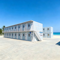 SKYLINE Casa Contenedor Prefabricada Modular Plegable Transpirable Moderna de Instalación Rápida para Dormitorio de Obra, Oficina o Vivienda Temporal