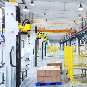 AUSIM PACK Paletizador automático de alta velocidad con servomotor Abb para alimentos para bolsas, papel de cartón, embalaje de plástico - Product Image 5