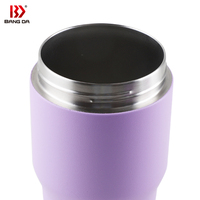 Vaso Térmico Reutilizable de Acero Inoxidable 18/8 de Alta Calidad con Tapa de Tritán y PP, Interior de Gran Capacidad y Asa