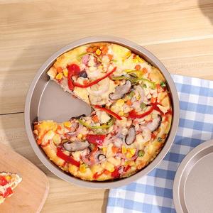 Offerta Speciale: Teglie Rotonde per <span class=keywords><strong>Pizza</strong></span> <span class=keywords><strong>in</strong></span> Acciaio al Carbonio Antiaderenti da 6/7/8/9/10 Pollici, Stampi per Torte Domestici - Product Image 2