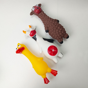 Üretici Toptan Satış Karikatür Ses Çıkaran İnteraktif Çiğneme Köpek Oyuncakları Su Geçirmez Vinil Malzeme Her Boyutta Köpekler İçin İnek Koyun Ördek - Product Image 4