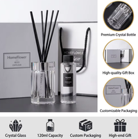 Nouvel Arrivage Usine : Ensemble Diffuseur de Luxe en Verre avec Sac à Main - Huile 120ml, Longue Durée 2 Mois, Sans BPA, Sans Phtalate, Sans Alcool