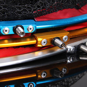 Cabeza de red de pesca de aleación de aluminio de 40cm, 45cm, 50cm, de alta resistencia, con bolsa de malla nano profunda para equipo de pesca - Product Image 1