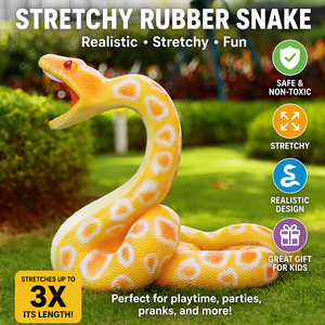 Sculpture de serpent réaliste en fibre de verre sur mesure pour jardin extérieur, parc, statue d'animal reptile, décoration paysagère commerciale - Product Image 4