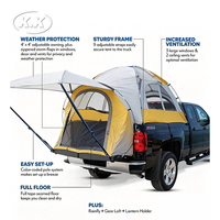 Tente de camping pour camionnette Kawagebo Kamp (KK) à installation rapide, imperméable, pour benne de camionnette de 5,5 à 6 pieds, compatible avec Ford, GMC, Toyota