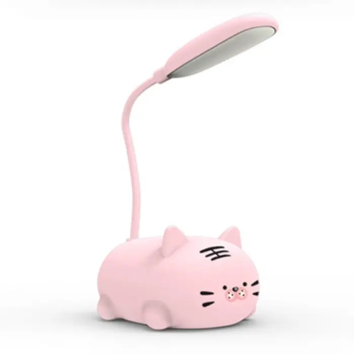High quality folding lamp cartoon Tiger Led night light Usb rechargeable battery learn bedside lamp