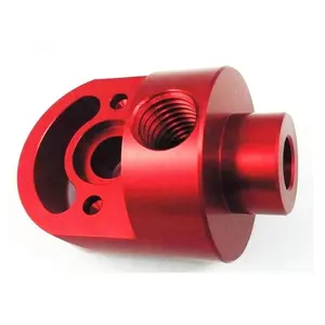 Excellent Quality Fabrication Machine Accessories Red Anodized Large Aluminum Die Casting Parts