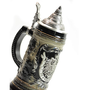 Ceramica Tedesco Boccale di birra Con Coperchio, Bierkrug Bier Stein Tazza <span class=keywords><strong>Krug</strong></span> - Product Image 4