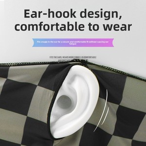 WRELS Vente en gros Cache-cou respirant unisexe pour sports d'été en extérieur avec passants pour les oreilles et protection UV - Product Image 4