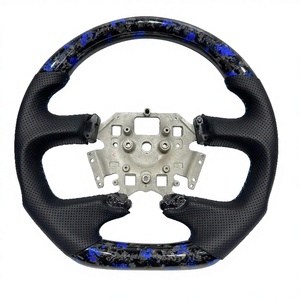 Volant en fibre de carbone forgée pour Ford Falcon BA <span class=keywords><strong>BF</strong></span> XR6 XR8, personnalisable, cuir perforé, vente directe usine - Product Image 1