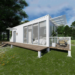 Vente directe d'usine 20 & 40 pieds conteneur d'expédition préfabriqué emballé <span class=keywords><strong>à</strong></span> plat fait <span class=keywords><strong>maison</strong></span> pour les hôtels panneau sandwich matériel - Product Image 3