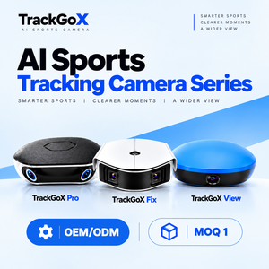 กล้องติดตามฟุตบอล TrackGoX AI ความละเอียด 4K มุมกว้าง 180 องศา ติดตามอัตโนมัติ กันน้ำ IP66 หน่วยความจำในตัว 256G สำหรับการฝึกซ้อมกลางแจ้ง - Product Image 1