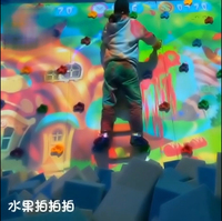 Jeux de projection interactifs fantastiques pour l'escalade, jeux muraux pour parcs d'attractions intérieurs, 25 jeux pour 10 joueurs, construction métallique