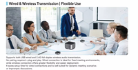 Micrófono Inalámbrico USB con Reducción de Ruido, Sistema de Audioconferencia con Soporte Multilingüe, Hecho en China