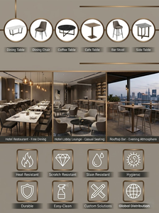 Italian Luxury <strong>Dining</strong> Chair Modern Metal MDF High-End Hotel Quality for Home <strong>Dining</strong> <strong>Table</strong> Backrest <strong>Stool</strong> for Living Room Bedroom - Product Image 6