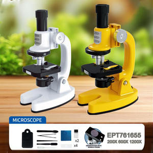 Juego de Microscopio EPT, Microscopio Óptico Portátil de Mano con Enfoque Ajustable, Juguete Científico para Niños, Aprendizaje STEM - Product Image 3