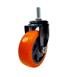 2 Zoll Polyurethan-Vollrad Schwenkbarer Bremsrollenrad mit Doppelkugellager Langlebige Möbelrollen für Industrielle Nutzung - Product Image 2