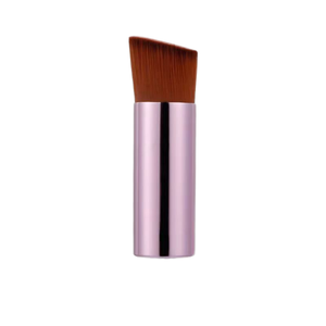Set de Brochas Kabuki Mini Inclinadas para Base, Brocha Plana Oblicua Portátil para Maquillaje Líquido y Contorno, Marca Privada - Product Image 1