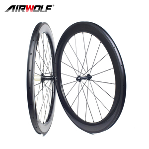 60MM de luz Ultra 700C bicicleta de carretera Cyclingwheels T800 carbono fibra ruedas <span class=keywords><strong>25MM</strong></span> buje Powerway R13 Centro de bicicleta de ruedas - Product Image 2
