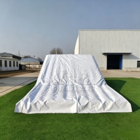 Airbag de saut gonflable commercial en PVC pour VTT, BMX et sports extrêmes de freestyle