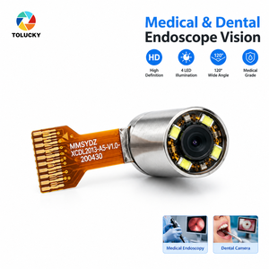 Module de caméra endoscopique industrielle BF2013 0.3MP DVP, champ de vision de 120 degrés, 4 LED, mise au point macro, sonde étanche pour l'inspection des tuyaux - Product Image 3