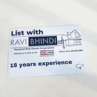 Service d'impression numérique couleur personnalisée pour brochures, dépliants et catalogues en carton A2, A3, A4, A5, A6 avec plastification