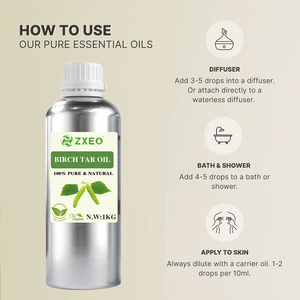 100% ピュアナチュラルウッディ香りバーチターエッセンシャルオイルBetula Albaバルクヘアケア用バーチターオイル - Product Image 3