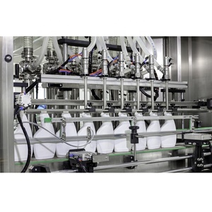 Machine <span class=keywords><strong>de</strong></span> remplissage automatique multifonctionnelle haute précision pour liquides visqueux (shampoing, détergent, nettoyant WC, boissons) et produits en verre - Product Image 4