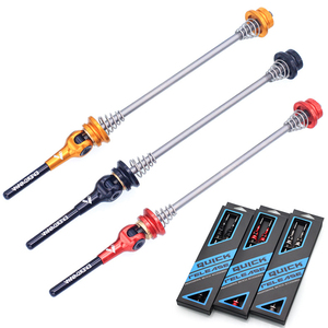 Moyeux <span class=keywords><strong>avant</strong></span> et arrière de <span class=keywords><strong>vtt</strong></span> en alliage de titane, 2 pièces, moyeu d'ouverture à dégagement rapide, essieu transversale - Product Image 3