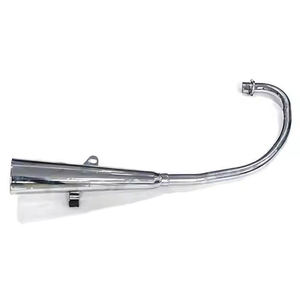 Tubo silenciador de escape para motocicleta, caja de acero inoxidable, embalaje, <span class=keywords><strong>Moto</strong></span> GN <span class=keywords><strong>125</strong></span>, nuevo estado usado - Product Image 1