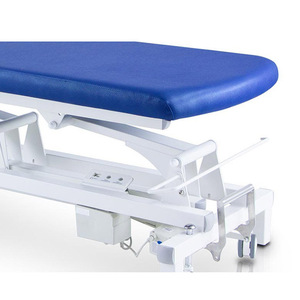 <span class=keywords><strong>Table</strong></span> d'<span class=keywords><strong>ostéopathie</strong></span> de lit de physiothérapie pour <span class=keywords><strong>table</strong></span> de traction de massothérapie médicale avec système de barre de pied - Product Image 6