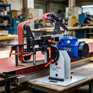 <span class=keywords><strong>Ponceuse</strong></span> à bande industrielle, accessoire de meuleuse de surface pour l'affûtage et le polissage des couteaux métalliques, équipement de qualité industrielle à prix d'usine - Product Image 1