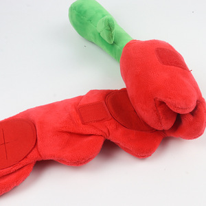 Doe Pet aksesuarları toptan özel kırmızı gül otomatik köpek ses oyuncaklar noel köpek çiğnemek oyuncak hediye Pet köpek sevgililer çiğnemek oyuncak - Product Image 3