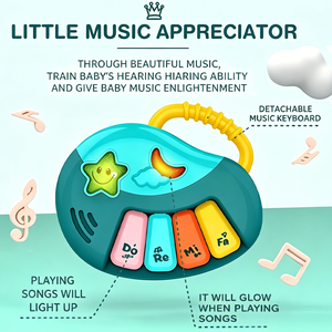 Pannello Attività 2 in <span class=keywords><strong>1</strong></span> per Bambini: Giocattolo Musicale, Pianoforte, Lavagna da Disegno e Ruote - Regalo Educativo per Bambini, Vendita all'Ingrosso OEM - Product Image 5