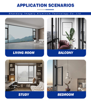 Ventanas Corredizas de Aluminio Personalizadas con Vidrio Templado Insonorizado y Malla de Acero Inoxidable para Casa