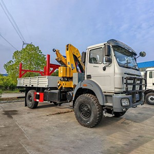 Camion grue articulée Beiben 4x2 de 6,3 tonnes à flèche articulée pliable à vendre - Product Image 3