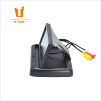 Penjualan laris Monitor LCD TFT mobil 4.3 "layar sentuh kaca spion lipat dasbor Carplay RGB pengganti portabel untuk truk