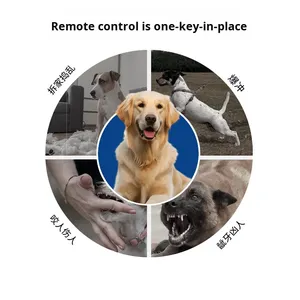 कुत्ते का प्रशिक्षण इलेक्ट्रिक शॉक कॉलर रिमोट एब्स वाटरप्रूफ सुरक्षात्मक विरोधी बार्किंग और मल्टी-फंक्शन फीचर्स - Product Image 3