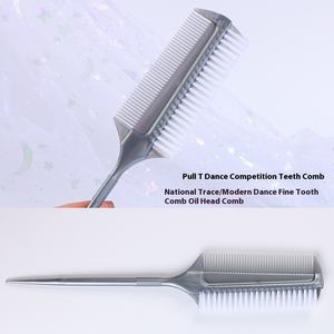 <span class=keywords><strong>Brosse</strong></span> de nettoyage ionique pour cheveux d'enfants, en plastique, pour usage domestique, à dents fines, filet à cheveux invisible, huile capillaire éclaircissante, danse latine et <span class=keywords><strong>ballet</strong></span> - Product Image 3