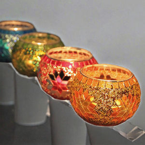 Candelabro de cristal de diamante para jardín de bodas arcoíris de 10cm ODM/OEM para colgar el Día de San Valentín - Product Image 3