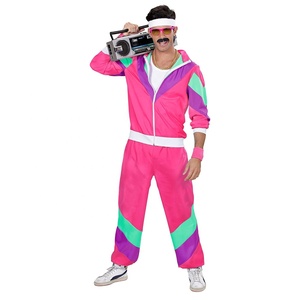 Halloween 1980s Retro <span class=keywords><strong>Disco</strong></span> Hippie Outfits <span class=keywords><strong>Carnaval</strong></span> de luxe Costumes de Noël pour adultes - Product Image 4